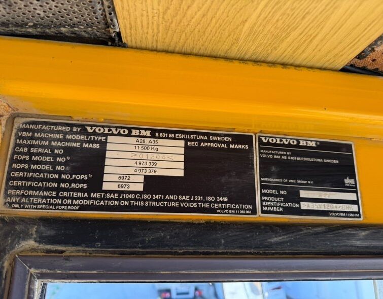 VOLVO A35